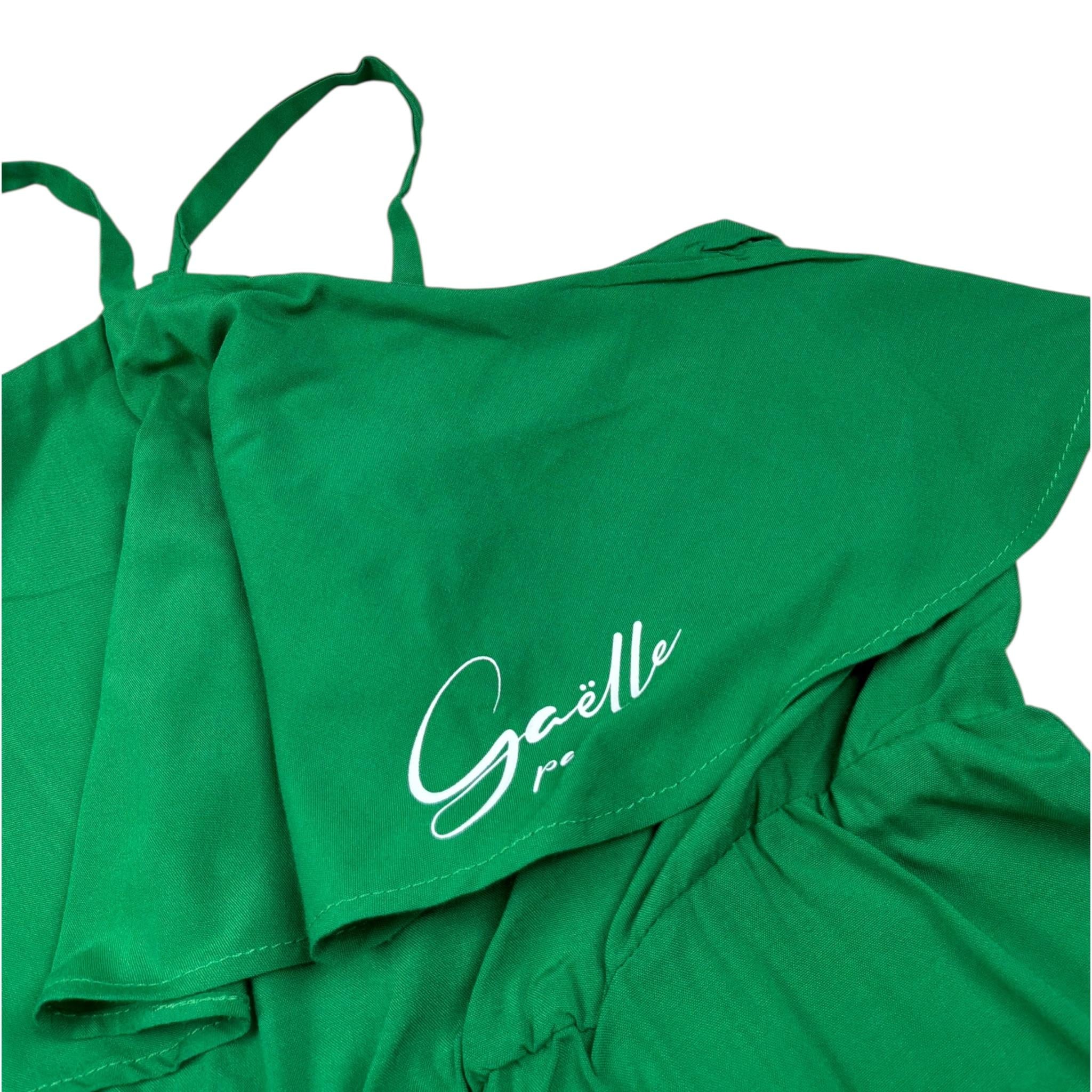 Gaelle Tuta Intera tinta unita con Rouches Verde per Bambina 2746TJ00477 VERDE GAELLE 