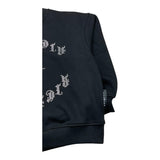 JOHN RICHMOND felpa chiusa girocollo tinta unita con brillantini Nero per Bambina RGA25062FE NERO JOHN RICHMOND 