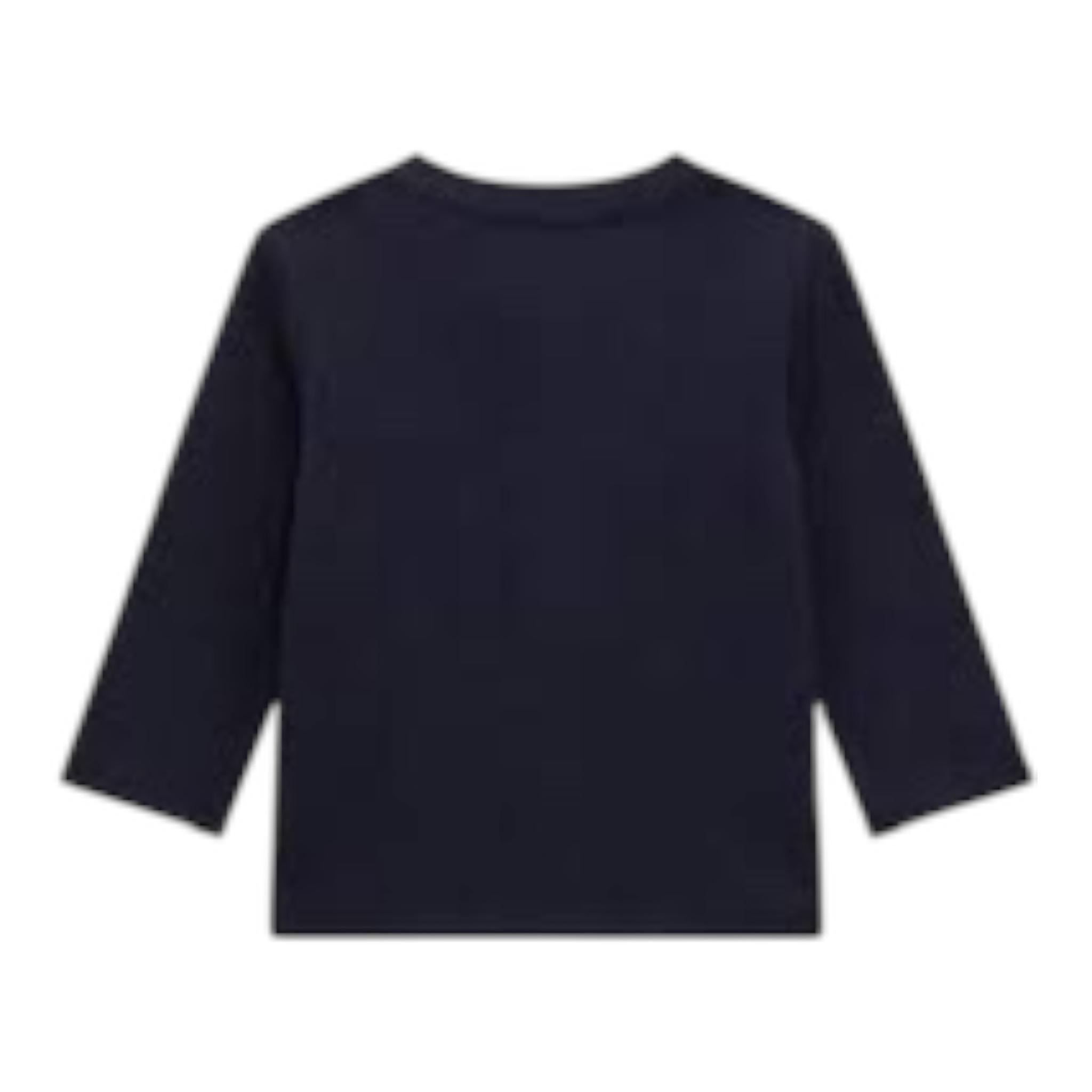 GUESS shirt girocollo tinta unita con stampa Blu per Neonato I4BI00I3Z13 BLU GUESS 