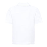 Boss Polo Mezza Manica Tinta Unita con Logo per Bambino J52017X BIANCO BOSS 