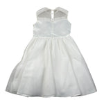 Ambaraba Abito Giromanica Tinta Unita con per Bambina FF3500951 BIANCO AMBARABA 