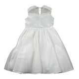 Ambaraba Abito Giromanica Tinta Unita con per Bambina FF3500951 BIANCO AMBARABA 