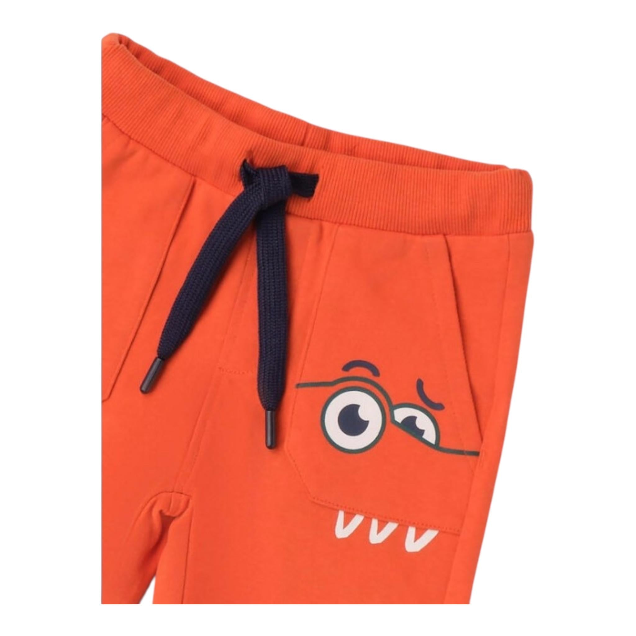 SARABANDA pantalone modello tuta tinta unita Arancione per Bambino 07056 ARANCIONE SARABANDA 