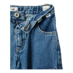 Il Gufo Jeans Tinta Unita Modello Cargo con Girovita Regolabile per Bambina P25PL452J0052 BLU IL GUFO 