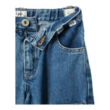 Il Gufo Jeans Tinta Unita Modello Cargo con Girovita Regolabile per Bambina P25PL452J0052 BLU IL GUFO 