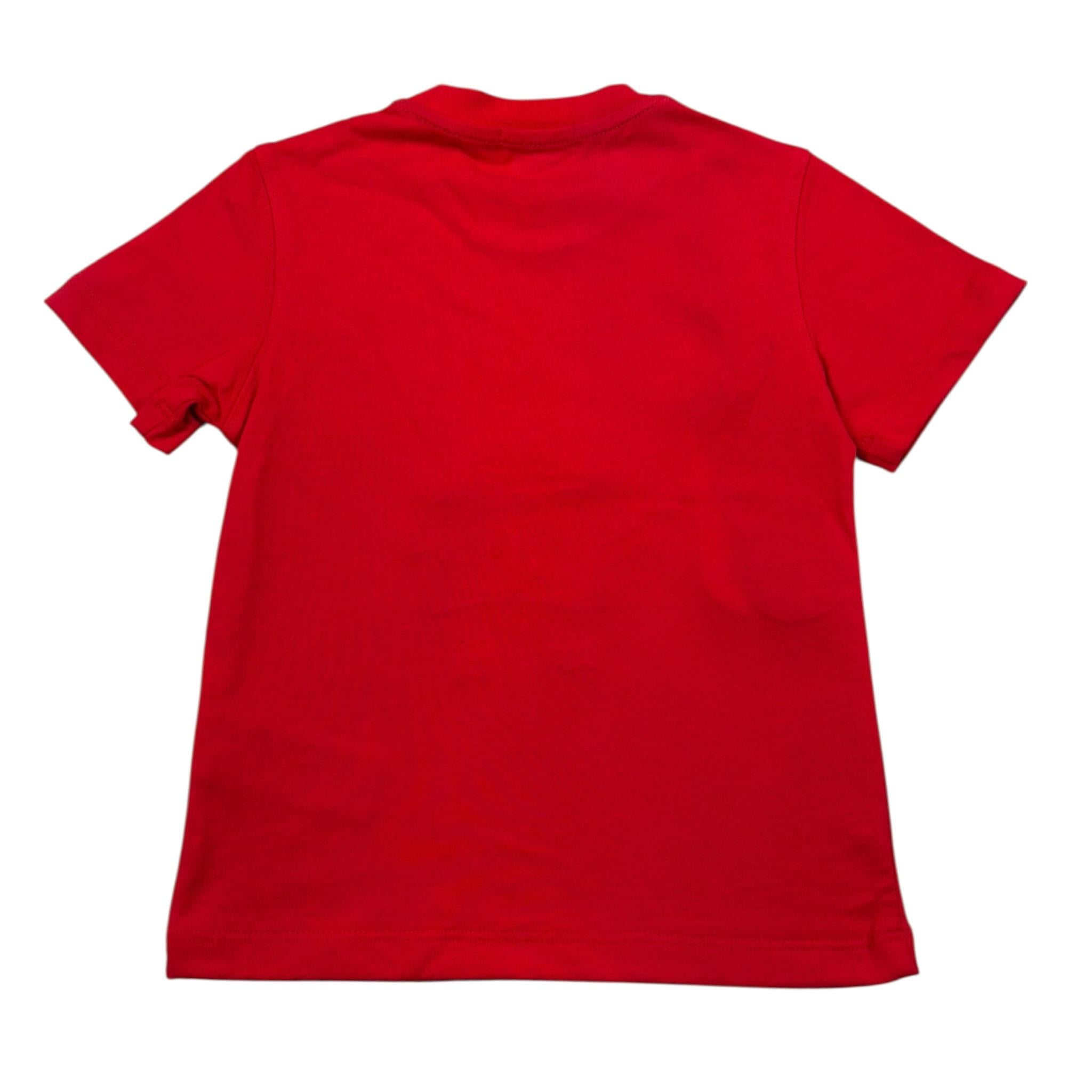 Jeckerson T-Shirt Girocollo Tinta Unita con Stampa per Bambino JB4020 ROSSO JECKERSON 