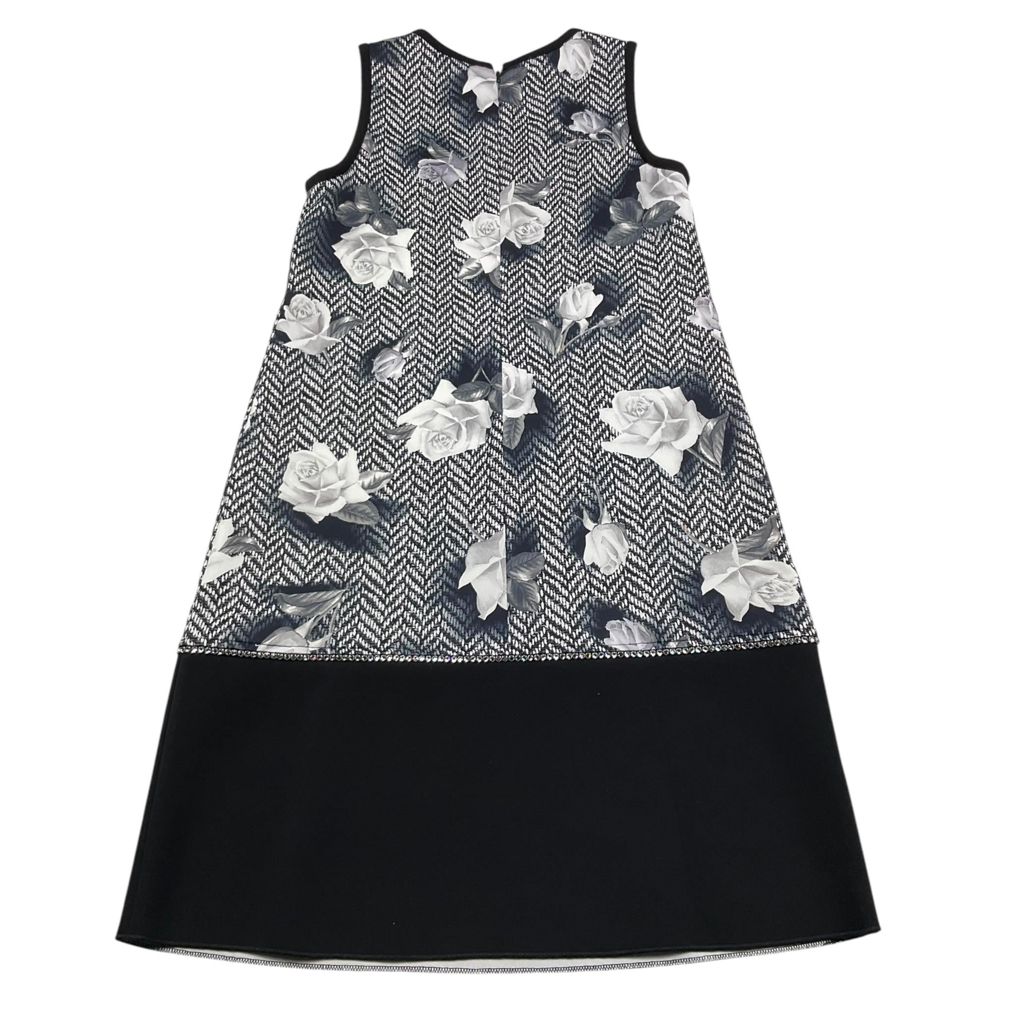 MONNALISA abito giromanica stampa fantasia Nero per Bambina 716927 NERO MONNALISA 