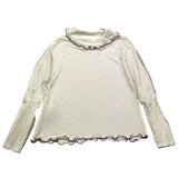 LA STUPENDERIA shirt tinta unita con colletto Panna per Bambina TJMG72 PANNA LA STUPENDERIA 