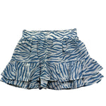 Saint Barth Gonna Fantasia Zebrata con Elastico In Vita per Bambina EIVISSA BIANCO SAINT BARTH 