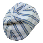 Manuel & Frank Cappello Bicolore con Fantasia A Righe per Neonato MFCP63I BIANCO MANUEL & FRANK 