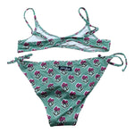 Saint Barth Costume 2 Pezzi Triangolo-Mutandina per Bambina PALO0020 VERDE SAINT BARTH 