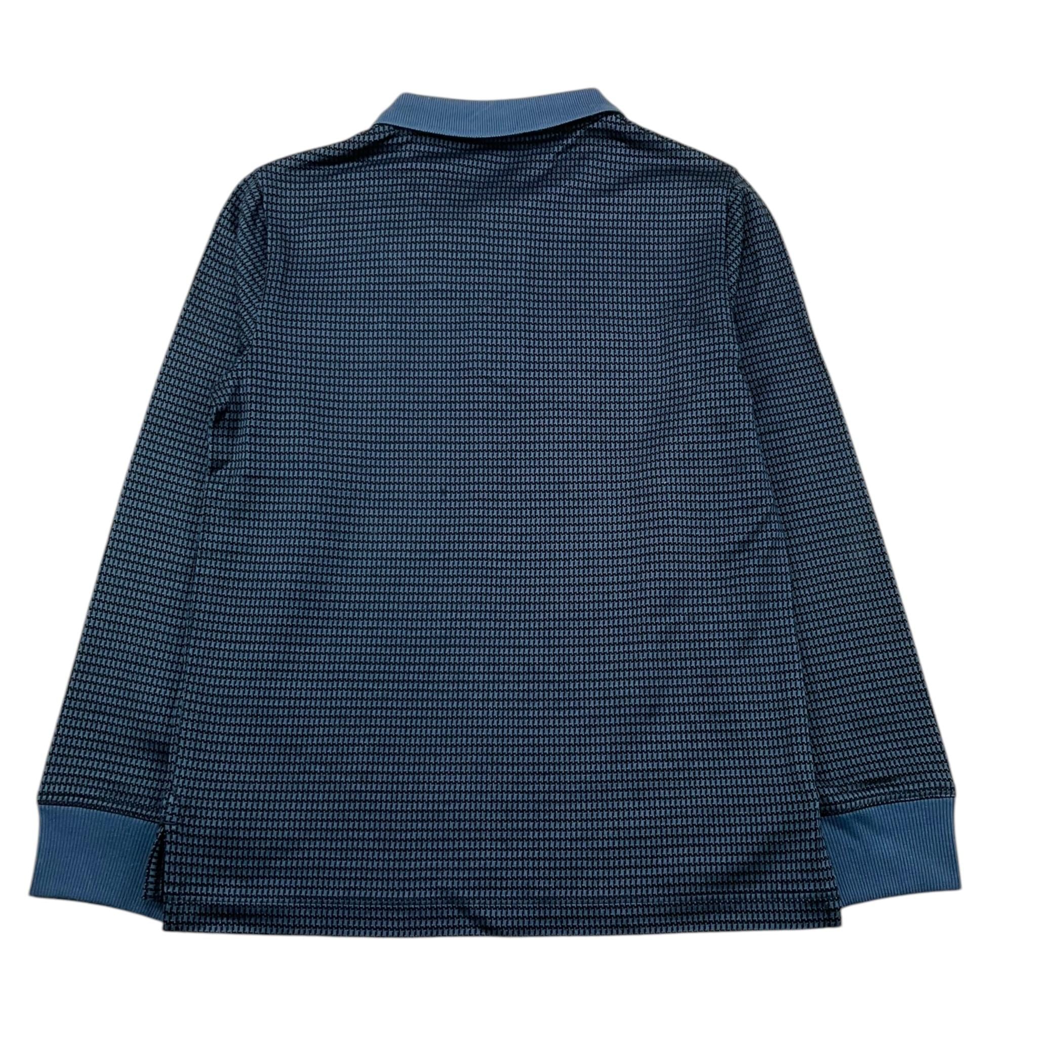 TRUSSARDI polo manica lunga stampa fantasia Blu per Bambino TBA25117 BLU TRUSSARDI 