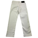 Shako' Pantalone Tinta Unita Con Girovita Regolabile Bianco Per Bambino