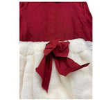 LA STUPENDERIA completo 2 pezzi shirt-culotte bicolore Rosso per Neonata TBCT06 ROSSO LA STUPENDERIA 
