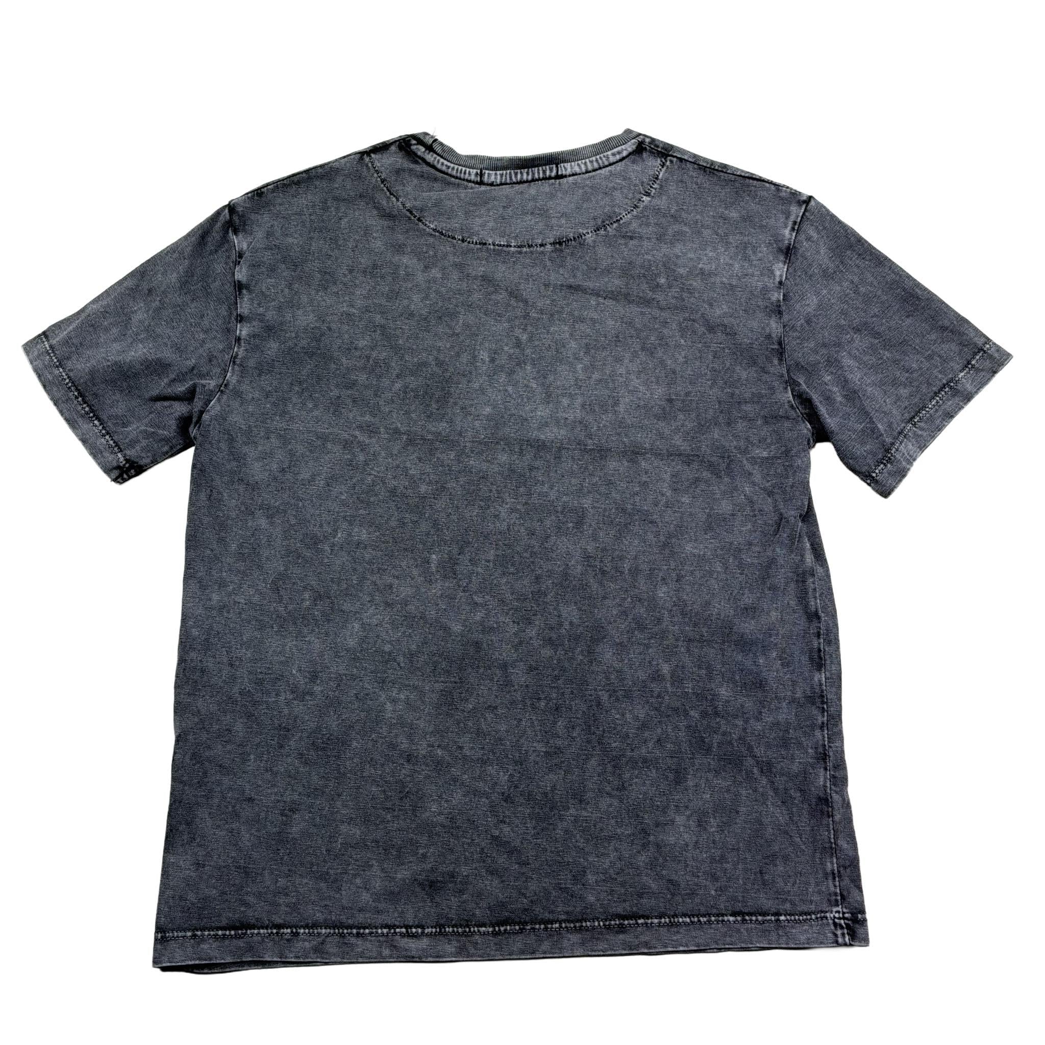 John Richmond T-Shirt Girocollo Tinta Unita con Stampa per Bambino RBP26175TS NERO JOHN RICHMOND 