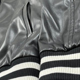 John Richmond Giubbino Tinta Unita In Ecopelle con Stampa per Bambino RBP26119GB NERO JOHN RICHMOND 