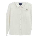 Guess Camicia Tinta Unita con Logo per Neonato N5GH00WFBT0X BIANCO GUESS 