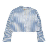 Twinset Camicia Tinta Unita con Fantasia A Righe per Bambina 251GJ2472 BIANCO TWINSET 