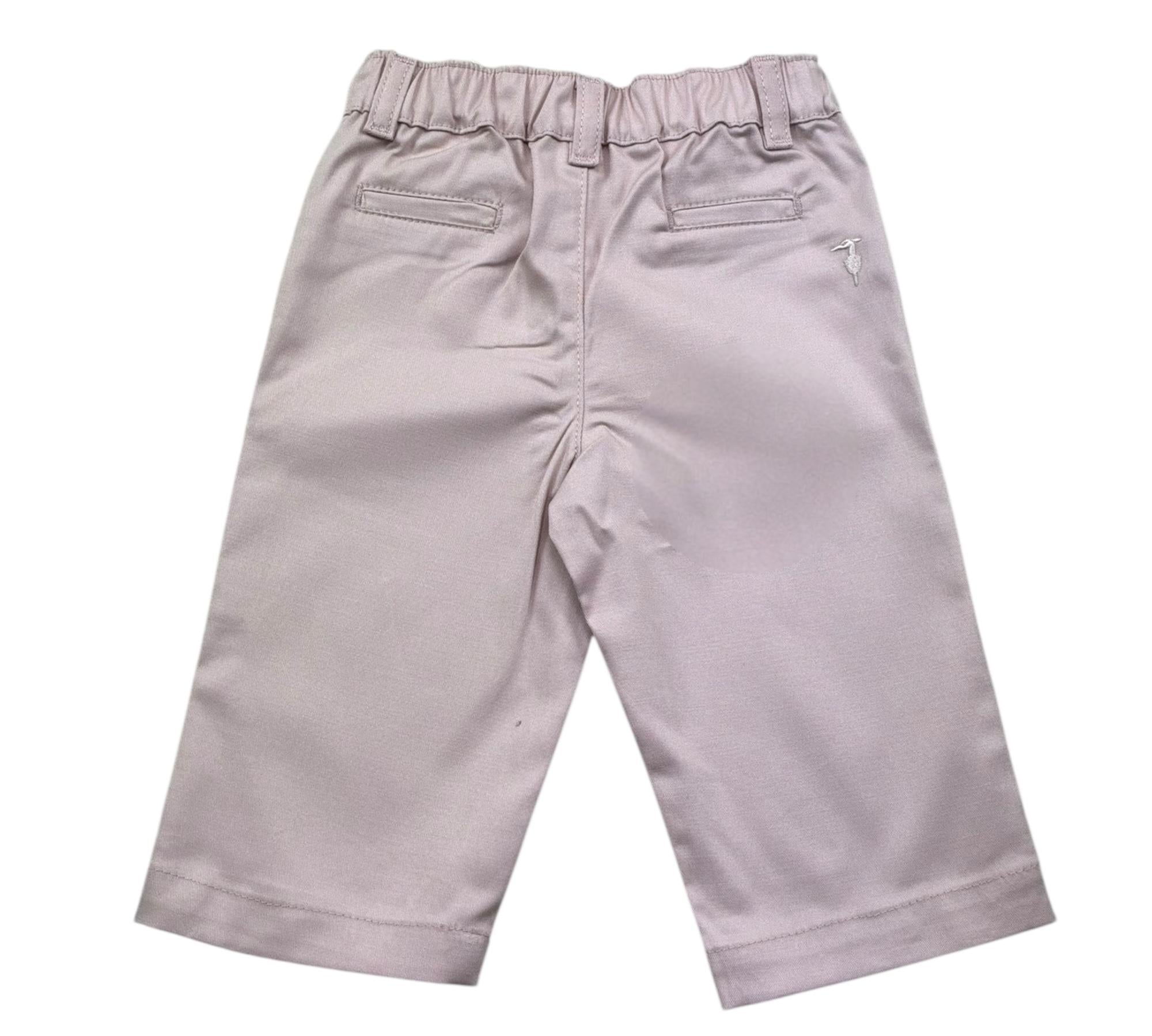 Trussardi Pantalone Tinta Unita con Elastico In Vita per Neonata TIP26135PA ROSA TRUSSARDI 