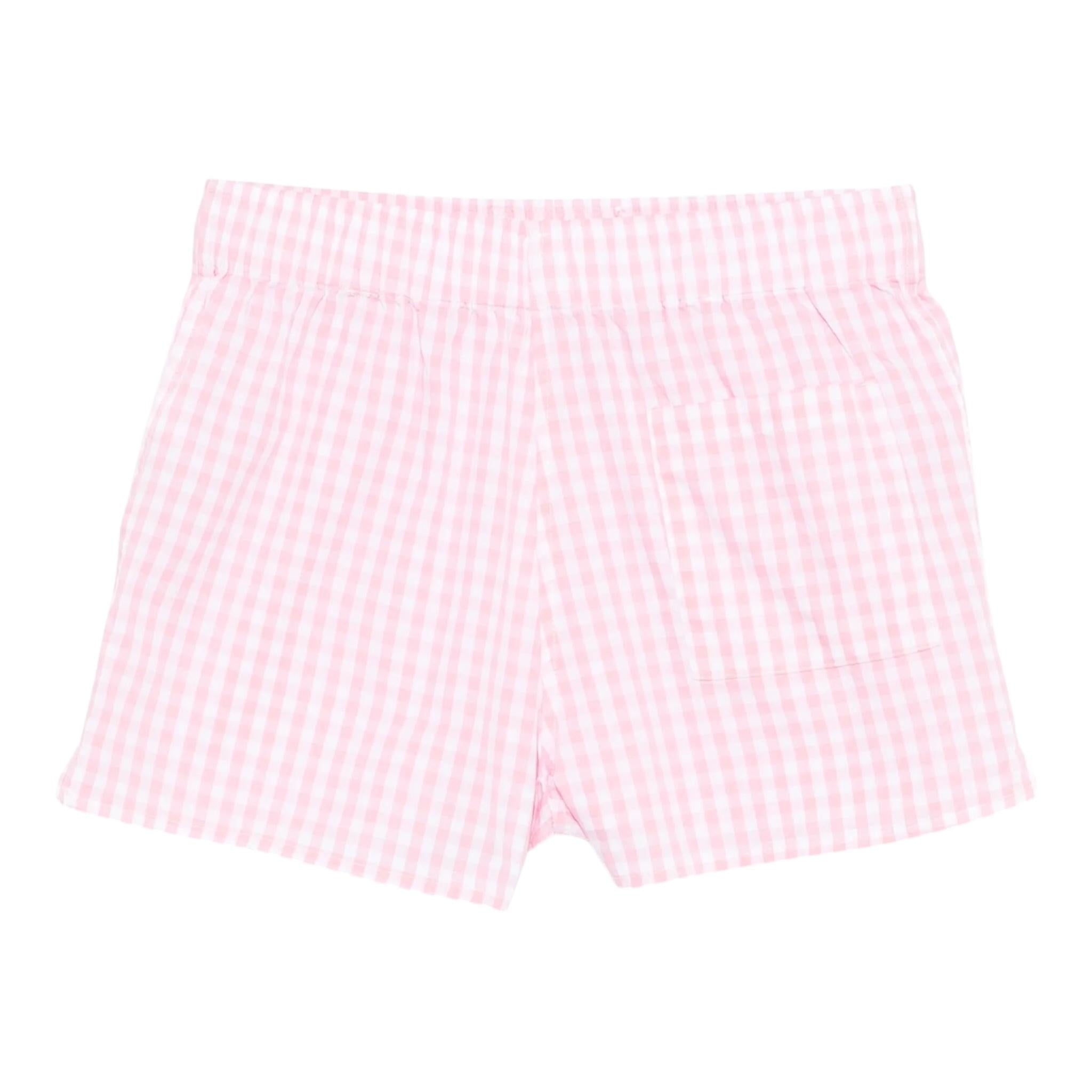 Saint Barth Short Fantasia Quadretti  per Bambina BXY0010366 ROSA SAINT BARTH 