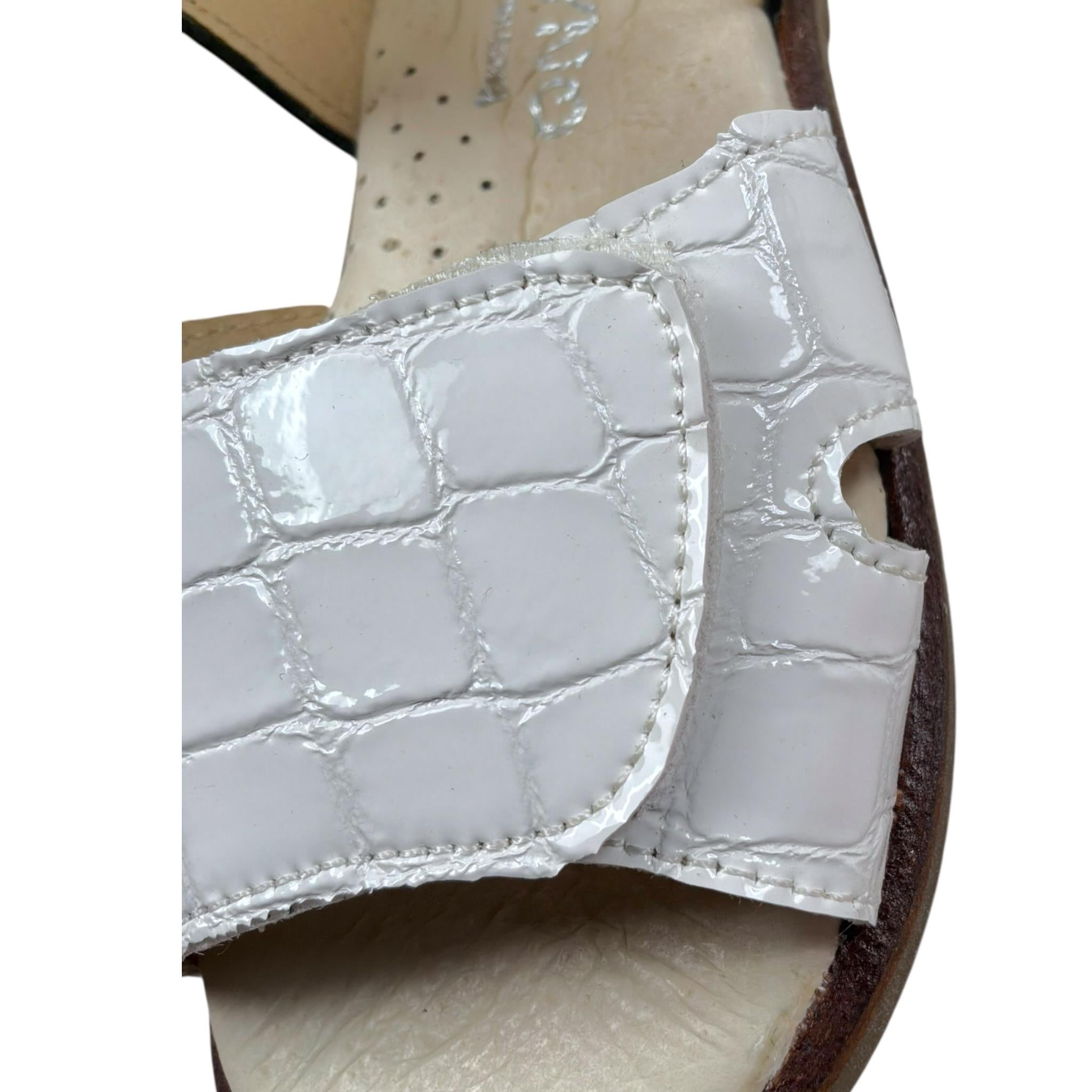 Panyno Sandalo Bicolore con Strappi per Neonata B2816N BIANCO/NERO PANYNO 