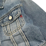 Replay Giubbino In Denim Tinta Unita con Bottoni per Bambina SG8Z1 BLU REPLAY 