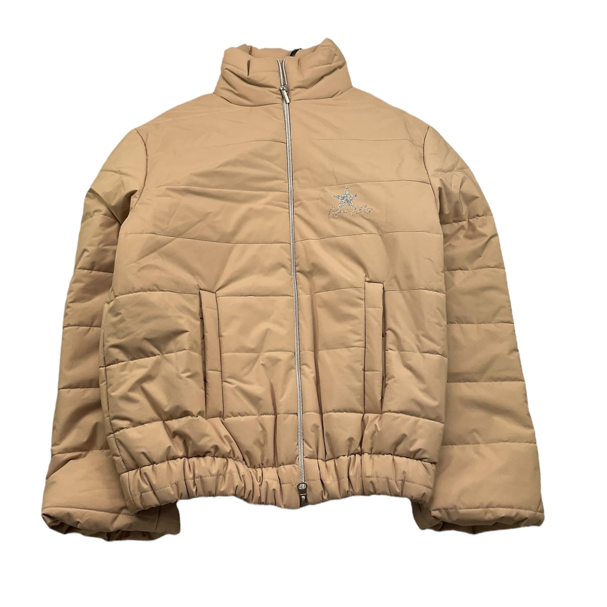 MARC ELLIS giubbino tinta unita con logo Beige per Bambina JMJJK16295 BEIGE MARC ELLIS 