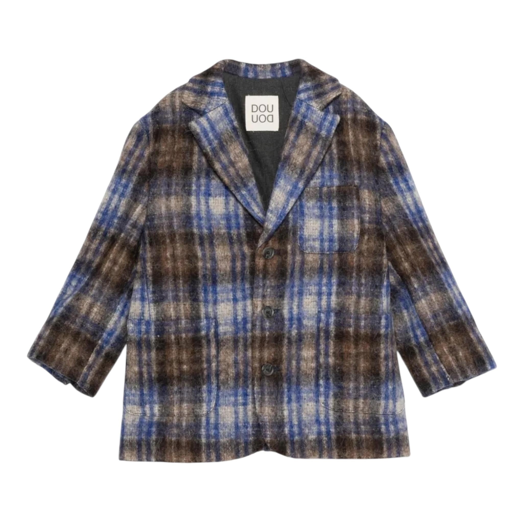 DOU DOU cappotto stampa fantasia monopetto Multicolor per Bambino DV2P54 MULTICOLOR DOU DOU 