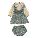 CALAMARO completo 3pz camicia-gonna-coulotte Beige per Neonata 22071 BEIGE CALAMARO 