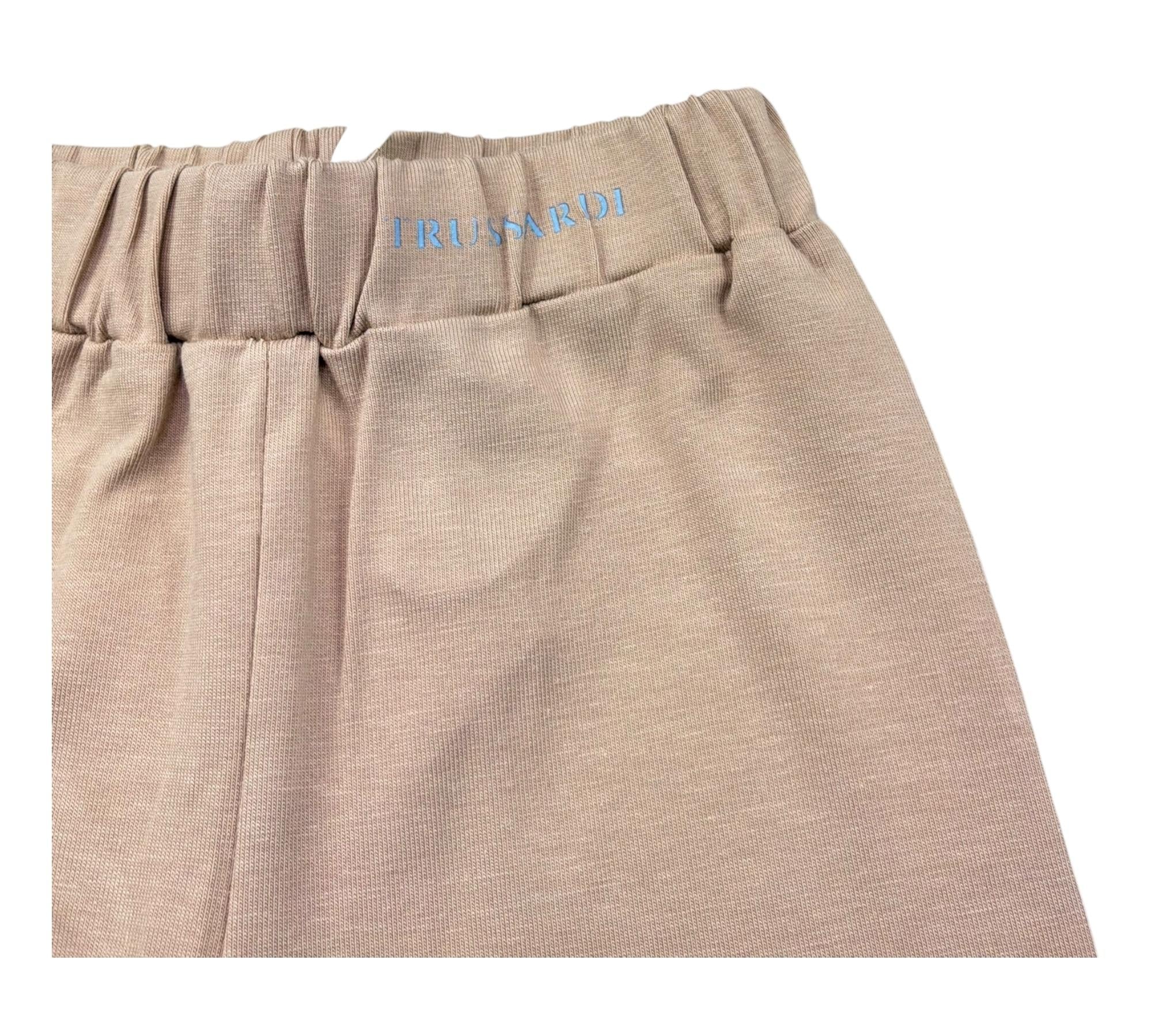 Trussardi Leggins Tinta Unita con Logo per Neonata TIP26122LE BEIGE TRUSSARDI 