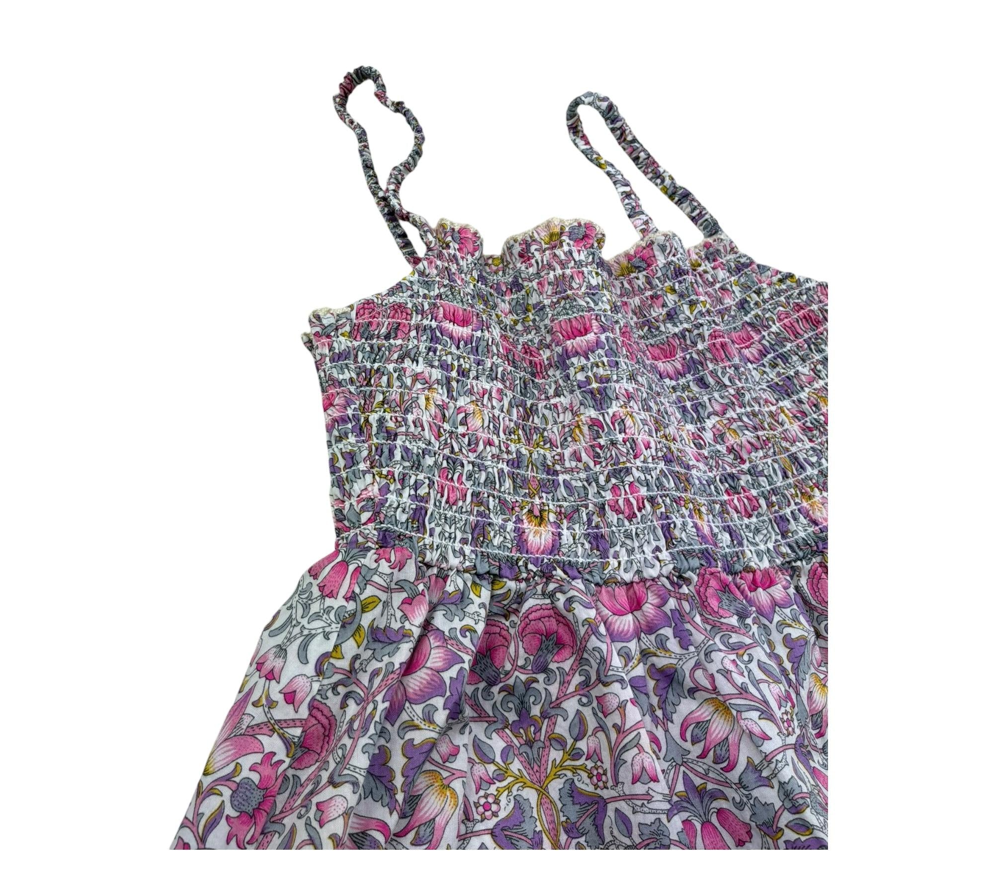 Saint Barth Abito Bretelline Stampa Fantasia Floreale per Bambina MIKI00001 ROSA SAINT BARTH 