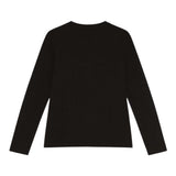 Patrizia Pepe Shirt Girocollo Tinta Unita con Brillantini per Bambina 7M0752 NERO PATRIZIA PEPE 