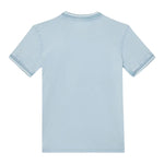 Guess T-Shirt Girocollo Tinta Unita con Stampa per Bambino L5GI11K8HM4 AZZURRO GUESS 