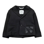 Daniele Alessandrini Giacca Tinta Unita con Logo per Neonato 1291J0833 NERO DANIELE ALESSANDRINI 