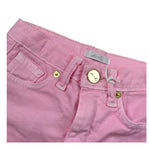 M+E' Short In Denim tinta unita con Girovita Regolabile Rosa per Bambina UE1704XX ROSA M+E' 