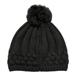 LIU JO cappello tinta unita con pon pon Nero per Bambina GF3191 NERO LIU JO 