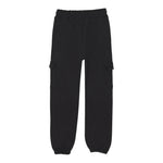 Disclaimer Pantalone Tuta Tinta Unita con Tasconi per Bambino 25EDK58514 NERO DISCLAIMER 