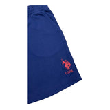 U.S. Polo Assn Bermuda Tinta Unita con Logo per Neonato US4153200 BLU U.S. POLO ASSN 