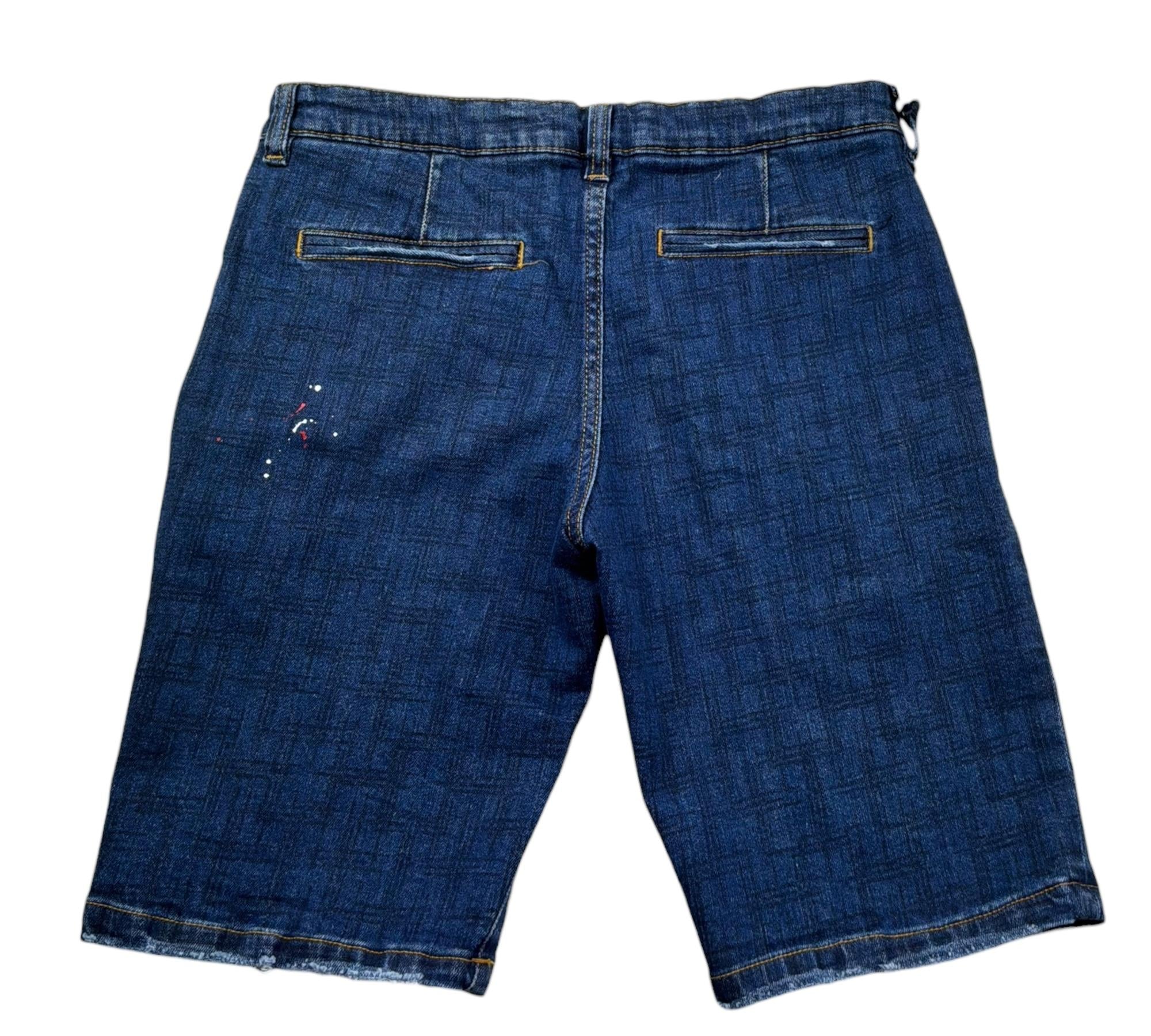 Manuel & Frank Bermuda In Denim Tinta Unita per Bambino MF2170R BLU MANUEL & FRANK 