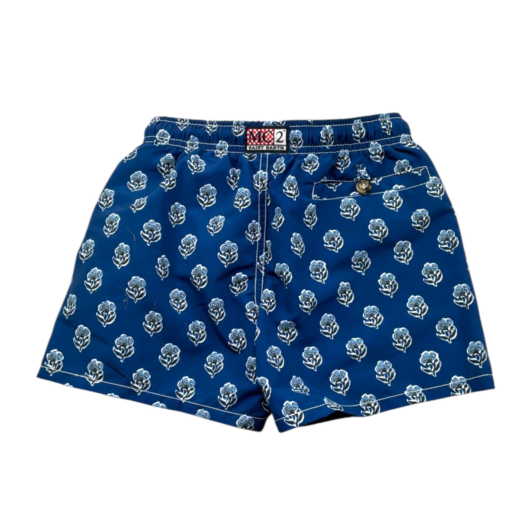 Saint Barth Costume Stampa Fantasia per Bambino CAP0003CAPRES BLU SAINT BARTH 