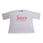 Juicy Couture T-Shirt Girocollo Tinta Unita con Stampa per Bambina JBX6549 ROSA JUICY COUTURE 