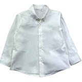 Le Bebe Camicia Manica Lunga Tinta Unita per Neonato LBB5405 BIANCO LE BEBE 