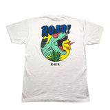 Berna T-Shirt Girocollo Tinta Unita Con Stampa In Contrasto Bianco Per Bambino