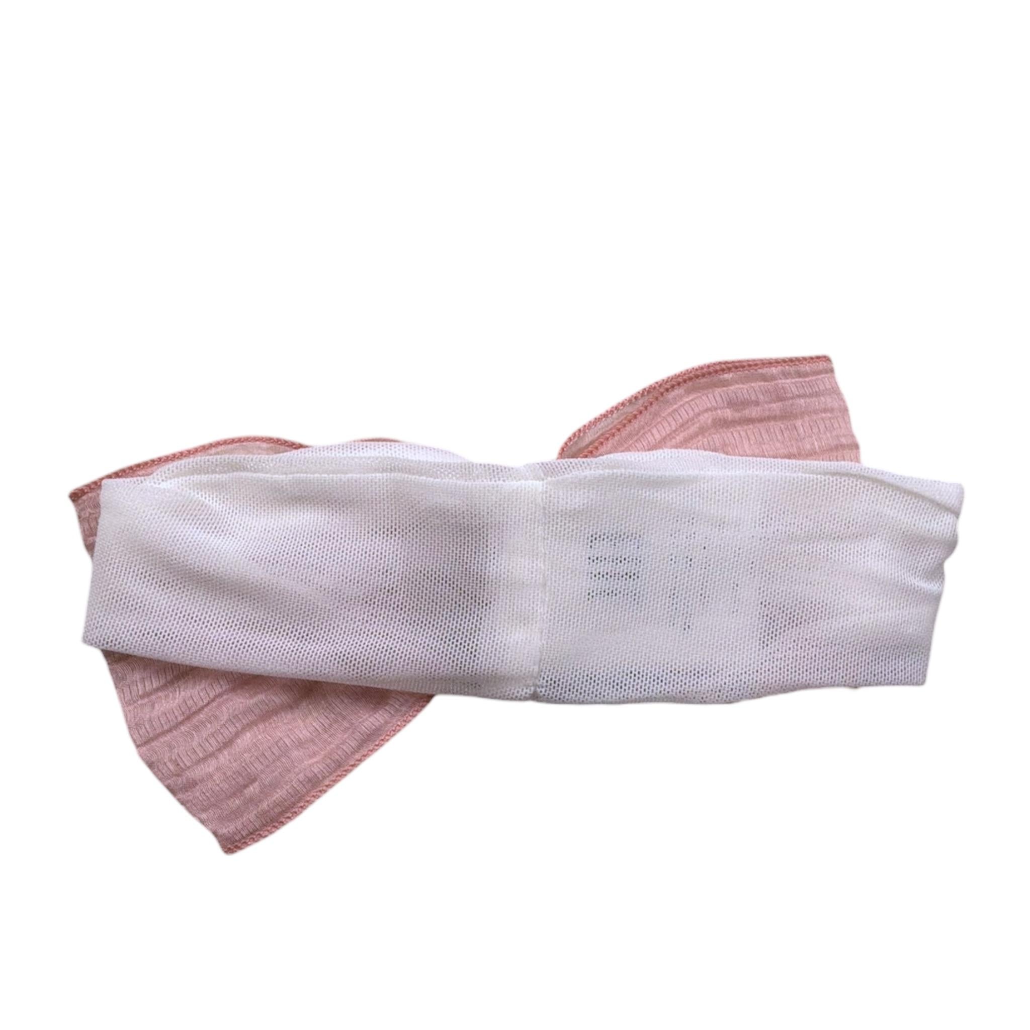 Le Bebe Fasce Tinta Unita con Fiocco per Neonata LBG5854 BIANCO LE BEBE 