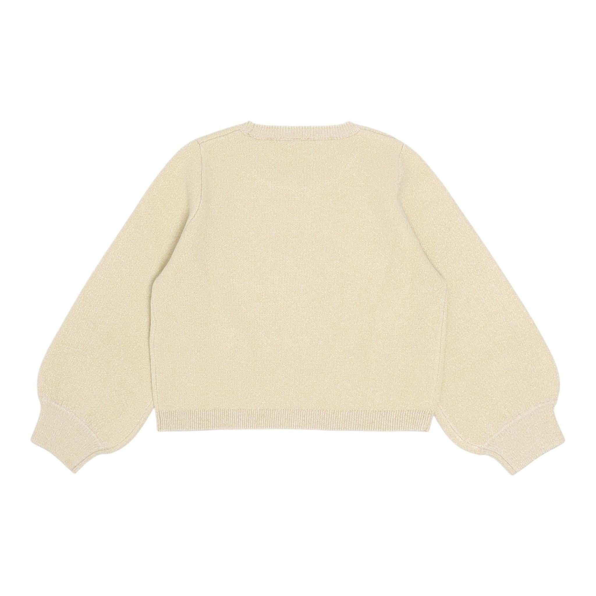 LIU JO maglia girocollo tinta unita lurex Oro per Bambina KF4075XX ORO LIU JO 