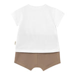 Mayoral Completo 2 Pezzi T-Shirt-Bermuda per Neonato 1206 BIANCO MAYORAL 