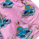 Saint Barth Costume Modello Boxer Tinta Unita con Stampa per Bambino DJOCTO ROSA SAINT BARTH 