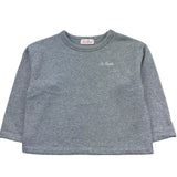 Saint Barth Felpa Chiusa Girocollo Tinta Unita per Bambina ANGELIQUE GRIGIO SAINT BARTH 