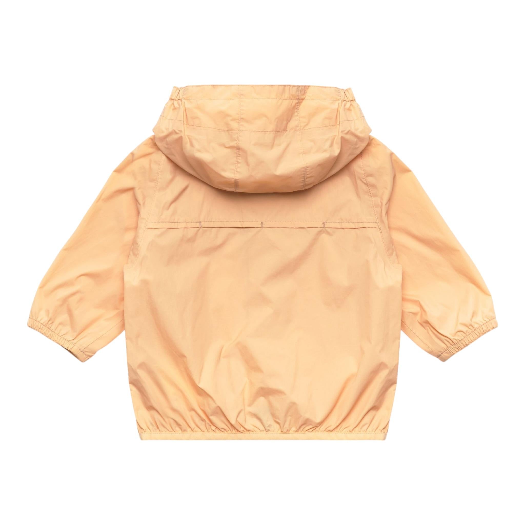 K-Way Giubbino Tinta Unita con Cappuccio per Bambina K61336W PESCA K-WAY 