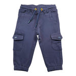 SARABANDA pantalone modello tuta tinta unita con elastico in vita Blu per Neonato 03144 BLU SARABANDA 